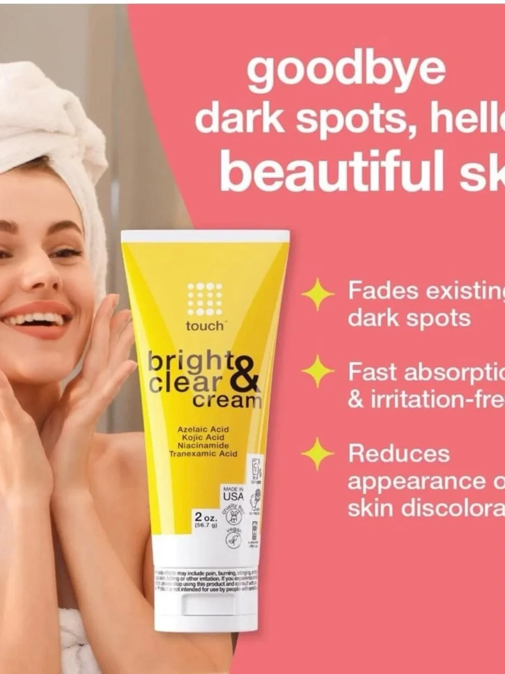 Touch Bright & Clear Cream - Yellow